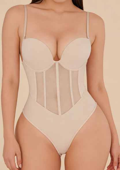 Body modelujące z regulowanymi ramiączkami