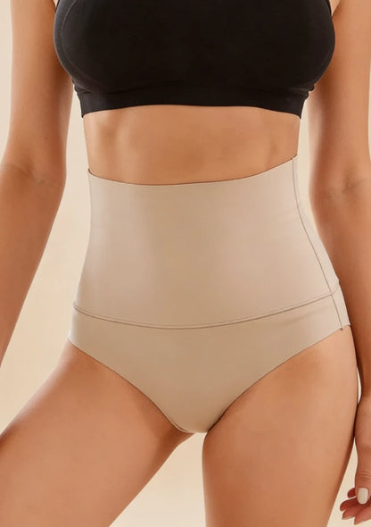 Bezszwowe majtki wyszczuplające z wysokim stanem