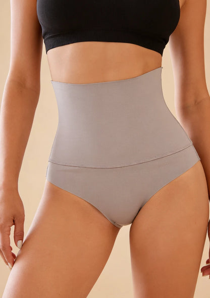 Bezszwowe majtki wyszczuplające z wysokim stanem