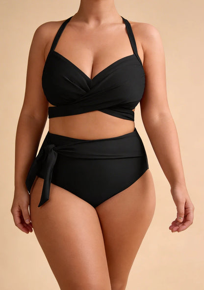 Strój kąpielowy plus size z regulowanymi ramiączkami