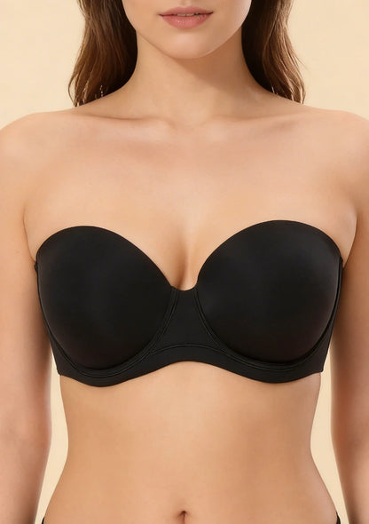 Biustonosz bardotka z odczepianymi ramiączkami