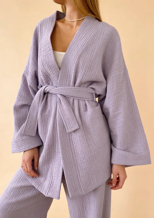 Piżama damska o kroju kimona