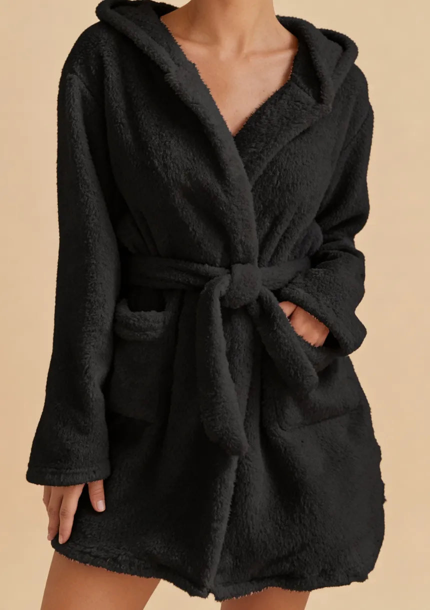 Miękki szlafrok damski