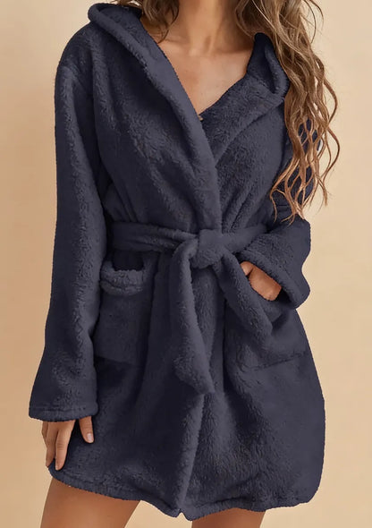 Miękki szlafrok damski