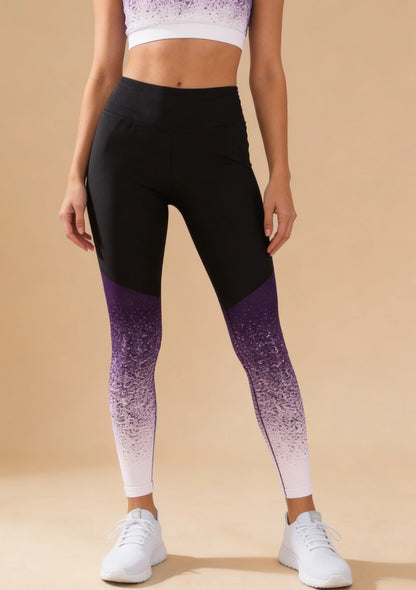 Legginsy sportowe motyw ombre