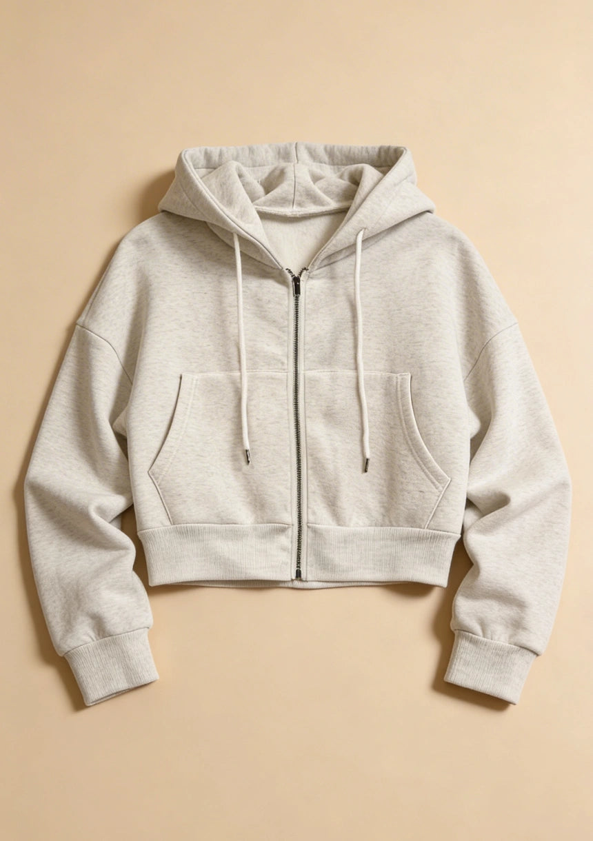 Bluza rozpinana oversize z kapturem