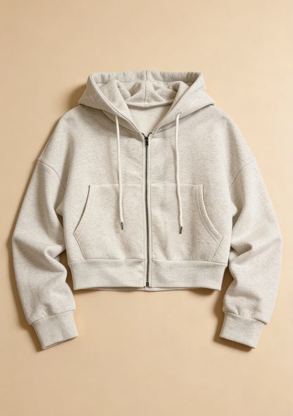 Bluza rozpinana oversize z kapturem