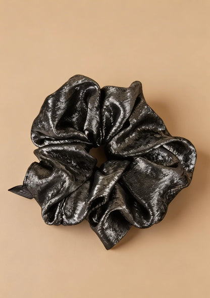 Frotka do włosów scrunchie połyskująca