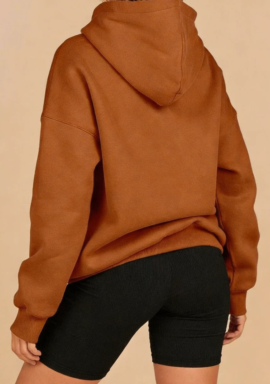 Klasyczna bluza oversize z kapturem