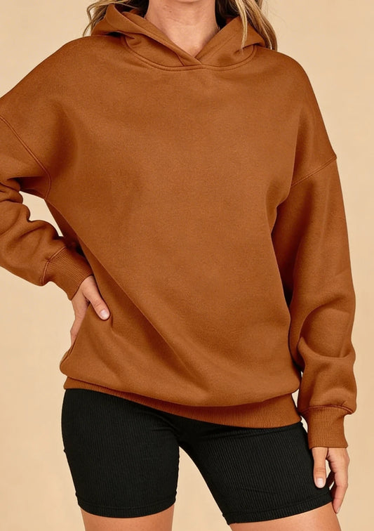 Klasyczna bluza oversize z kapturem