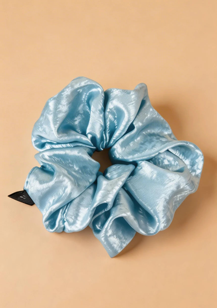 Frotka do włosów scrunchie połyskująca