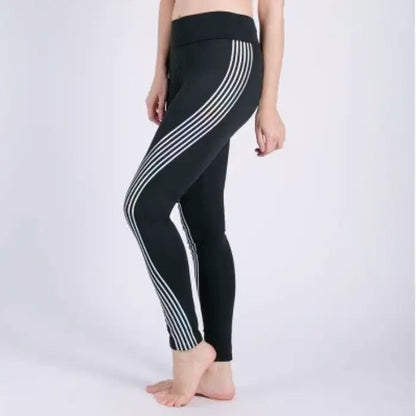  Legginsy sportowe z lampasami