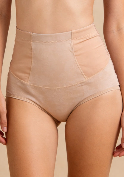 Majtki wyszczuplające z siateczką
