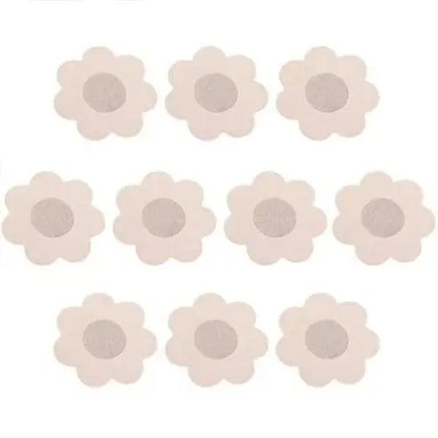 Naklejki Zakrywające Sutki Pięć Par - Kwiat / Uniwersalny