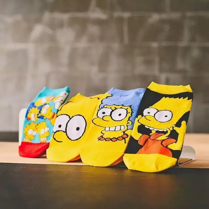 Skarpetki The Simpsons Czteropak - Simpsonowie